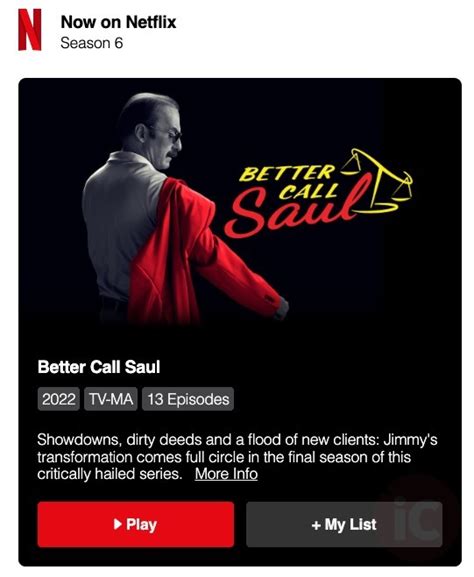 Now Streaming: ‘Better Call Saul’ Season 6 on Netflix Canada • iPhone ...