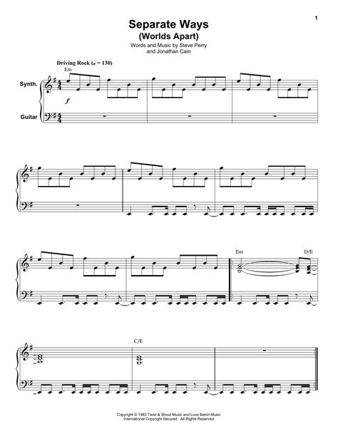 Separate Ways Journey Drum Chart Pdf - fasrwireless