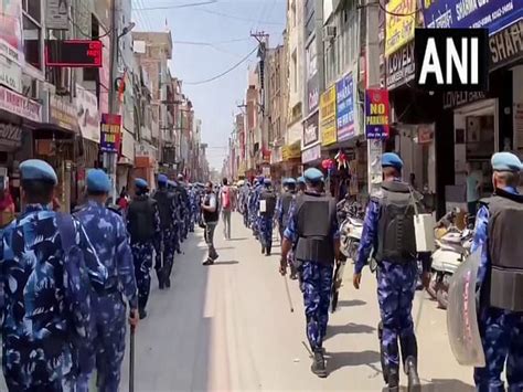 Bathinda Police take out flag march after Amritpal Singh's arrest ...