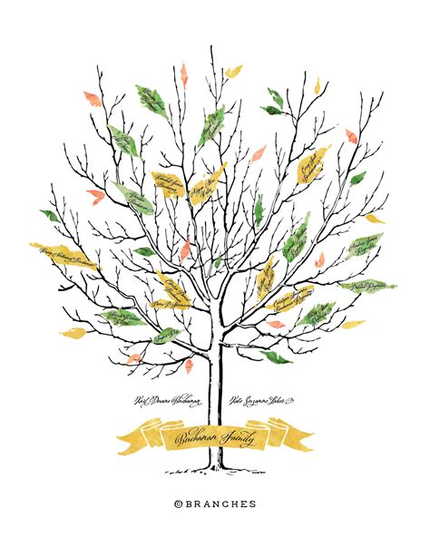 Traditional Family Tree – Branches