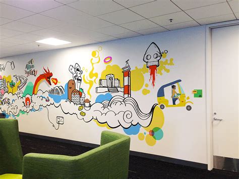 Workspace Office Wall Art, Chennai :: Behance