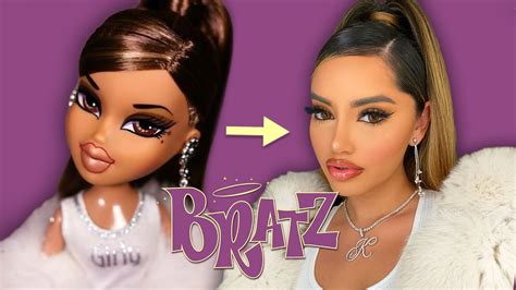 TURNING MYSELF INTO A BRATZ DOLL!! **MAKEUP TUTORIAL** - NY Beauty Review