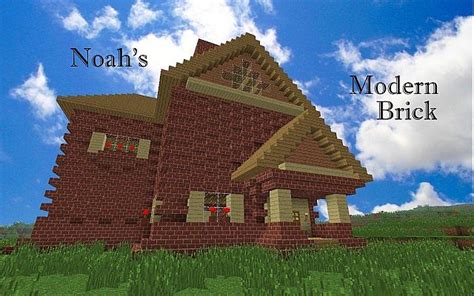 Brick Modern House Minecraft Map