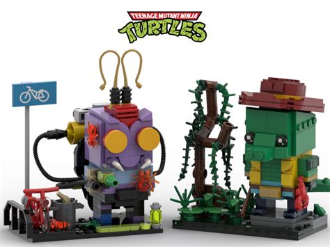 LEGO MOC TMNT - Set 6 - Brickheadz ( Leatherhead + Scumbug ) by ...