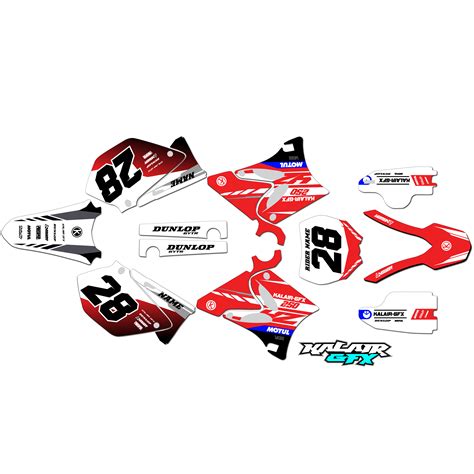 Graphics Kit for Yamaha YZ125 (2006-2007) Factory Series - Kalair GFX