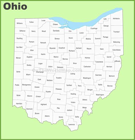 Ashland County Ohio township Map | secretmuseum