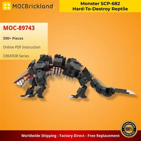 Collections Monster SCP-682 Hard-To-Destroy Reptile - MOULD KING™ Block ...