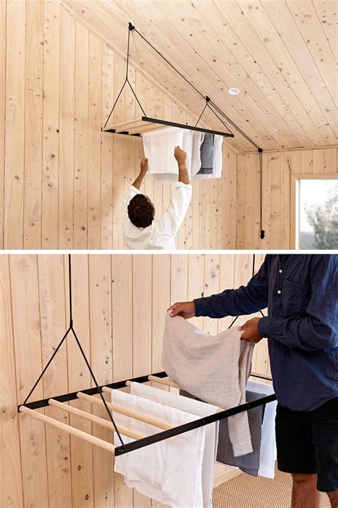 Since Warm Air Rises, This Suspended Drying Rack Is Designed To Take ...