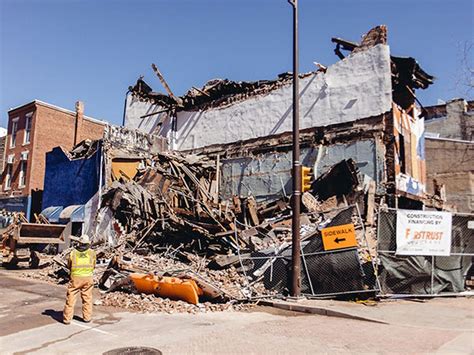 Building under demolition collapses in Old City