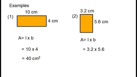 Area of a Rectangle - YouTube