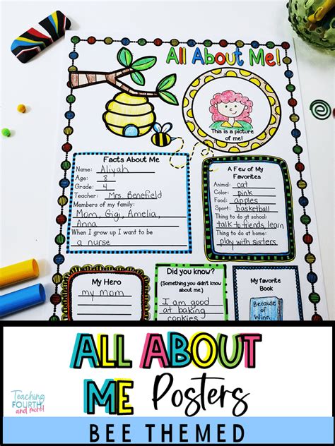 7 Great All About Me Posters Ideas for this School Year - Teaching ...