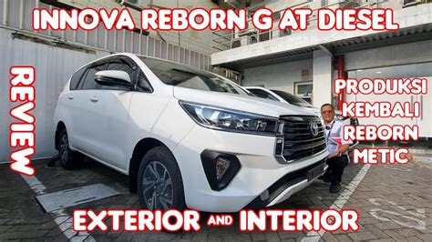 Kembali Di Produksi Innova Reborn |Review Innova Reborn G AT Putih 2023 ...