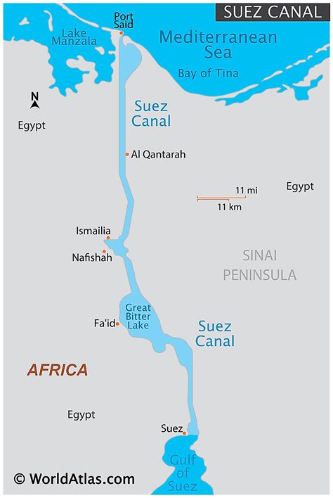 Map Of Africa Suez Canal - Allyce Maitilde