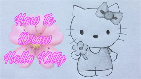 How to Draw Hello Kitty Step by Step | Very Easy | Pencil Sketch - YouTube