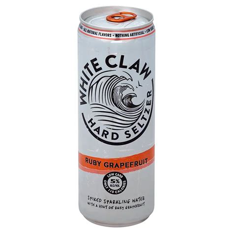 White Claw Hard Seltzer Ruby Grapefruit Can - Shop Beer at H-E-B