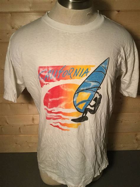 Vintage 1980's California Beach Distressed Surf T-Shirt | Etsy | Surf ...