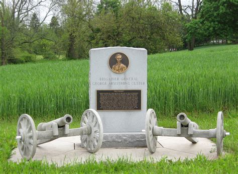 Brigadier General George Armstrong Custer monument