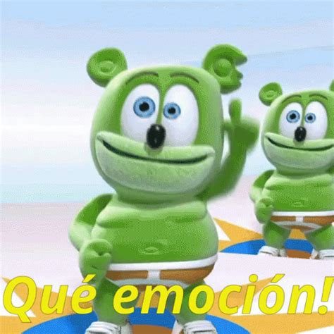 Gominola Osito Emoción Ejercicio GIF - GummyBear Excited Exercise ...