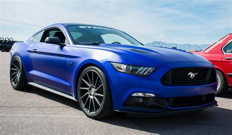 Matte Blue 2015 Ford Mustang GT : Mustang