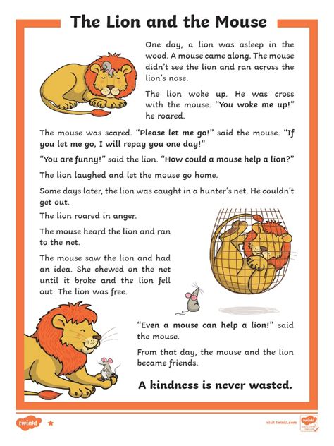 The Lion and The Mouse | PDF