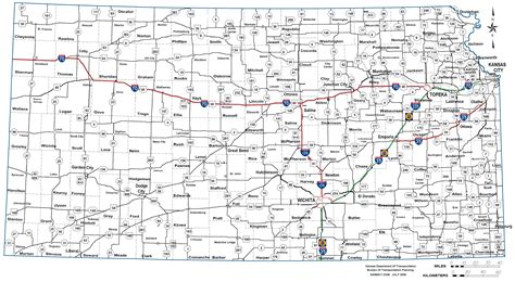 Kansas State Map With Highways | Zip Code Map