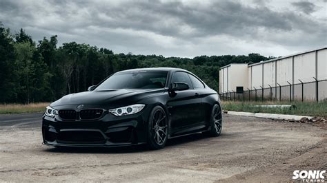 Ravishing Yet Sinister Black BMW 4-Series Shod in Matte Black Custom ...