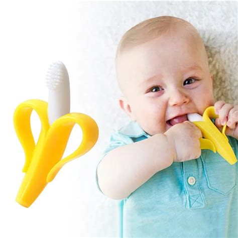 Baby Toys Silicone 0 12 Months Banana Corn Baby Bpa Free Teethers Toys ...