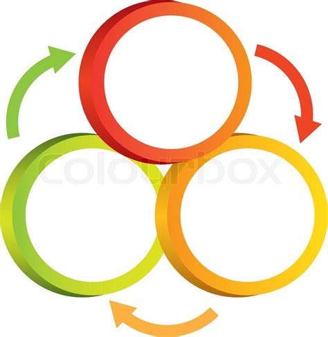 Circle diagram with blank for your ... | Stock vector | Colourbox