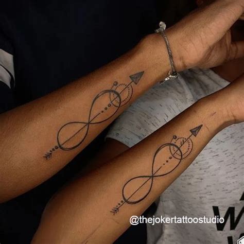 Couples Matching Infinity Tattoos