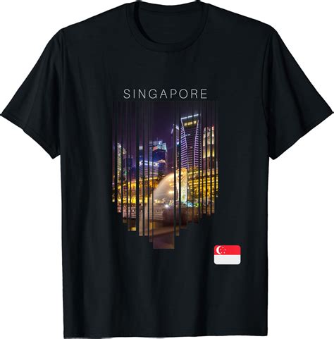 Amazon.com: Singapore T-Shirt : Clothing, Shoes & Jewelry