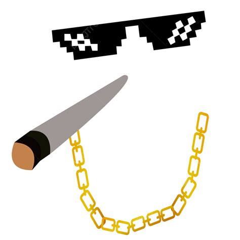 Thug Life Pixel Mlg Shades Glasses Vector Free, Thug Life, Thug Life ...