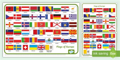 Flags Of The World Classroom Reference Chart National Countries Country ...