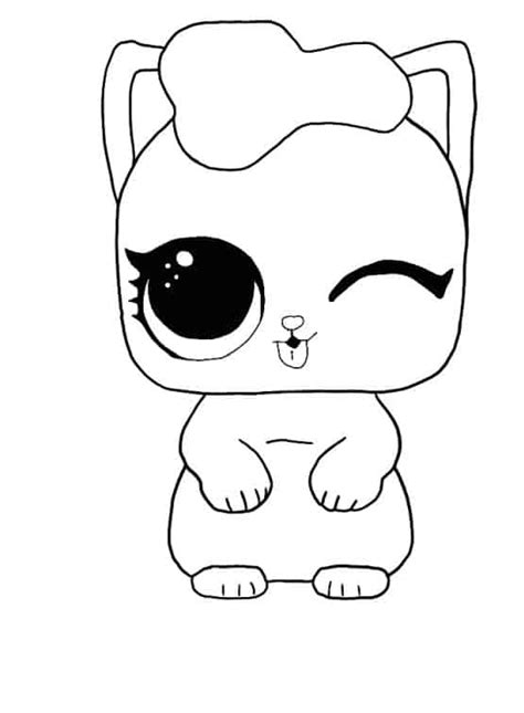 Lol Kitty Doll Coloring Page