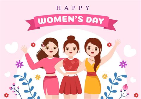 International Women's Day on March 8 Illustration to Celebrate the ...