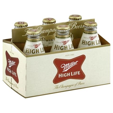 Miller High Life American Lager Beer Bottle (7 fl oz) - Instacart