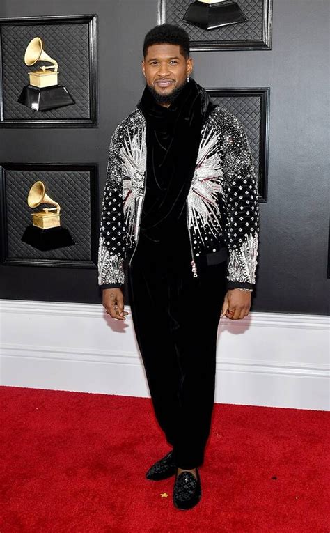 Usher from Grammys 2020 Red Carpet Fashion In Balmain | Fashion ...