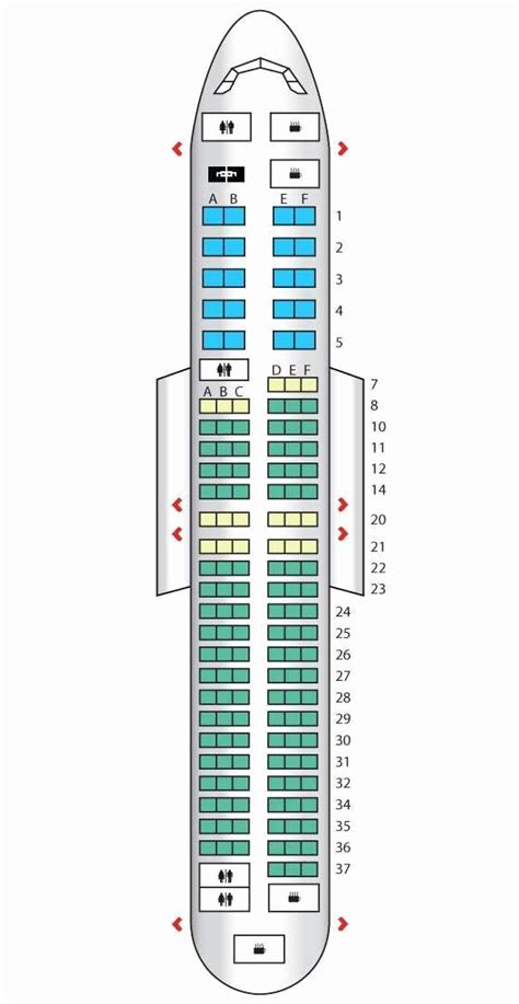 Boeing 737 800 Seat Chart