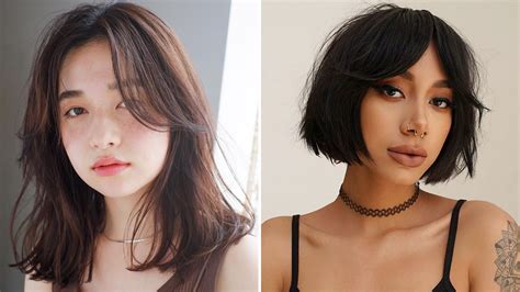 10 Short Haircuts With Curtain Bangs That Ll Change Your Look