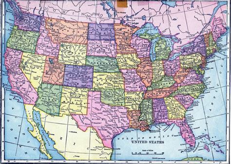 Printable Map Of The United States With Latitude And Longitude Lines ...