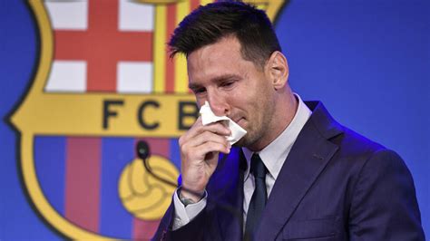 Tearful Messi confirms he is leaving FC Barcelona