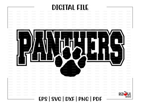 Panther Svg, Panthers Svg, Paw Svg, Panther, P, Panthers, Paw, Svg, Dxf ...