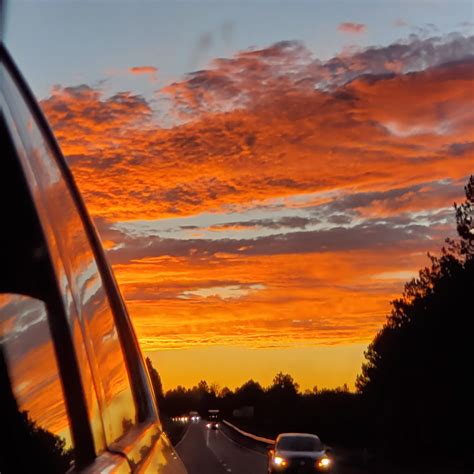 A sunset drive #traveling | Night scenery, Sunset pictures, Sunset