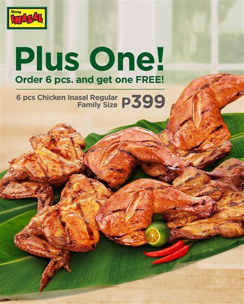 Mang Inasal PLUS ONE Chicken Promo – October 1 to 15, 2020 ONLY – PROUD ...