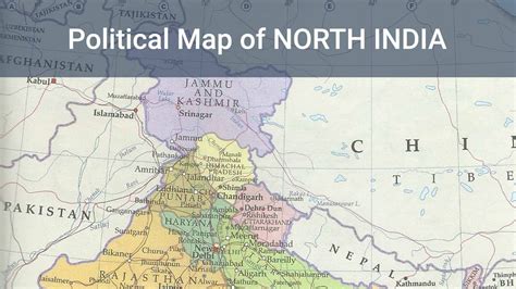 Detailed Map Of North India