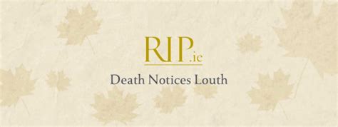 RIP.ie RIP Dundalk Co Louth (Ireland) - Contact Phone, Address County ...