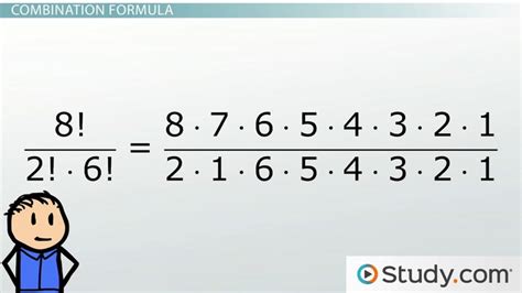 Combination in Mathematics | Definition, Formula & Examples - Lesson ...