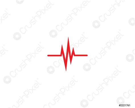 Pulse logo vector - stock vector 2221761 | Crushpixel