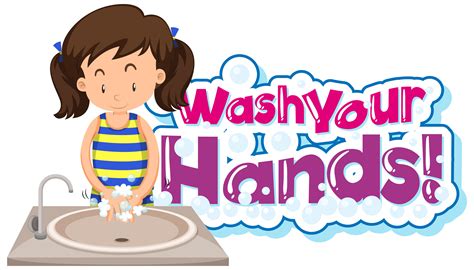 Kids Washing Hands Vector Art, Icons, and Graphics for Free Download