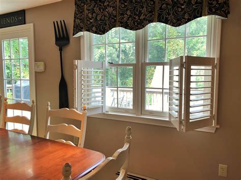 Open Cafe Shutters in Dining Room! | Custom window coverings, Budget ...