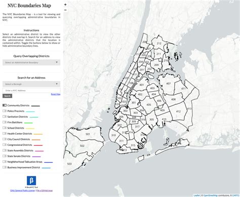 NYC Boundaries Map - BetaNYC